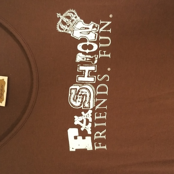 Vintage Couture Brown Shirt Size L - Picture 7 of 9